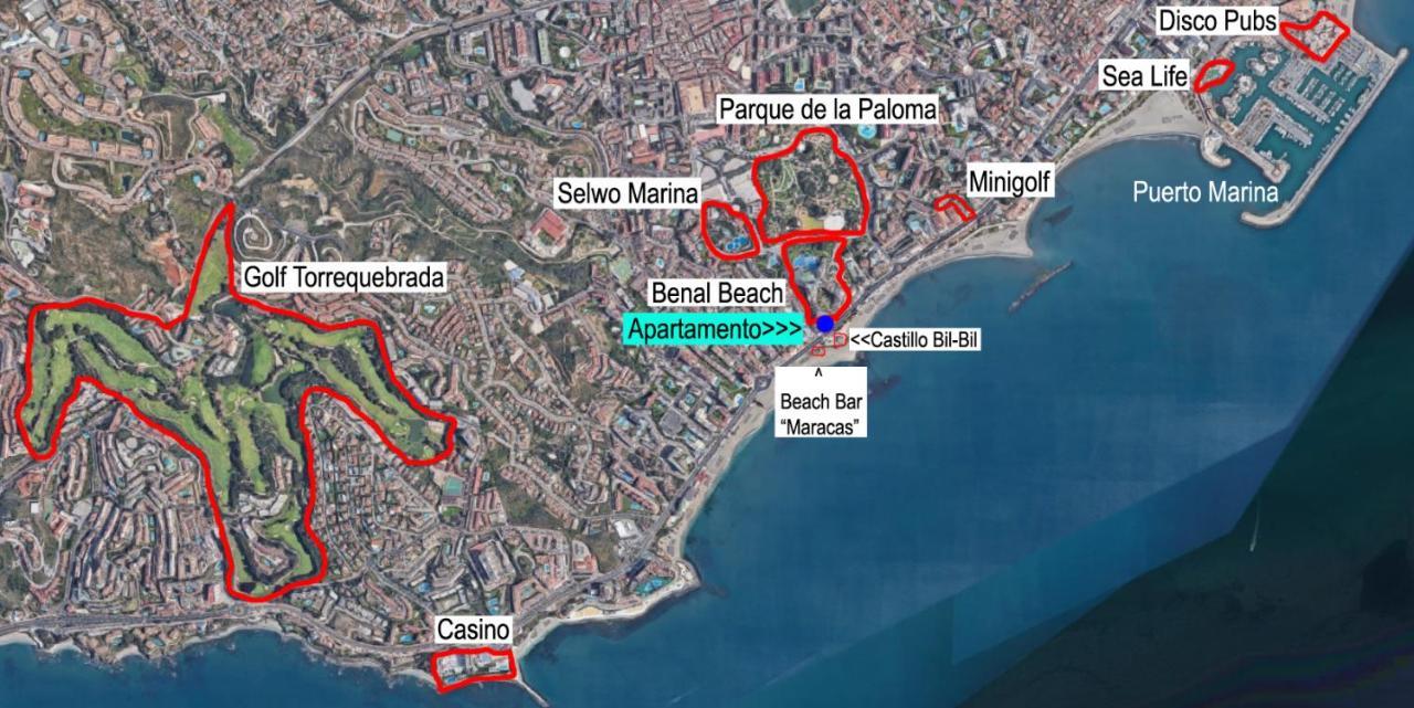 Estudio Benalbeach Primera Linea De Playa Benalmadena Ngoại thất bức ảnh